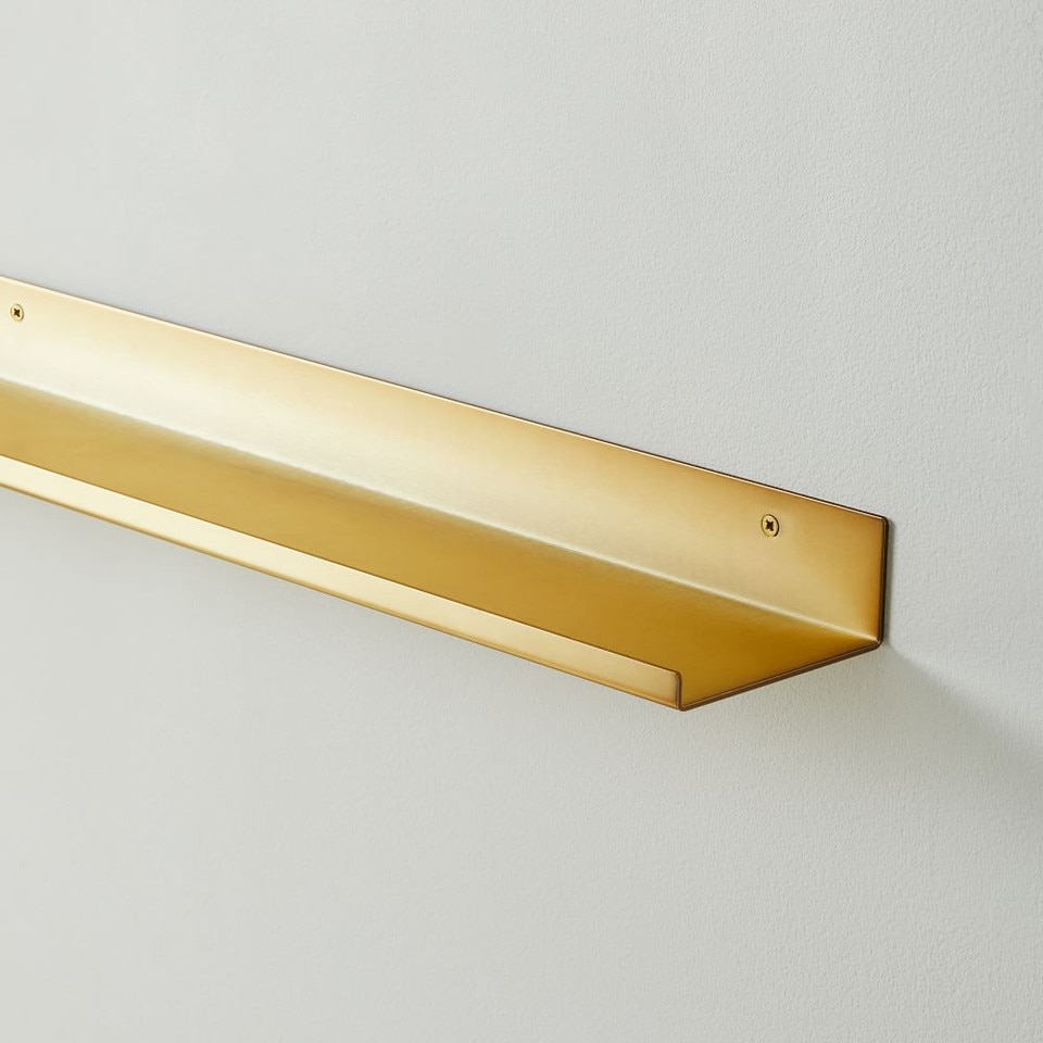 Floating Lines Metal Ledges West Elm UK